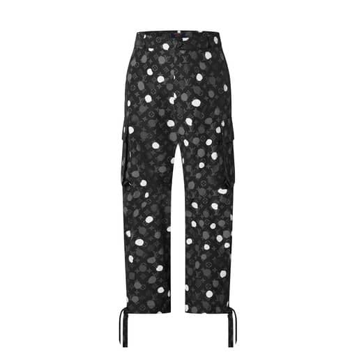 LV x YK - Pantalon cargo Monogram Painted Dots